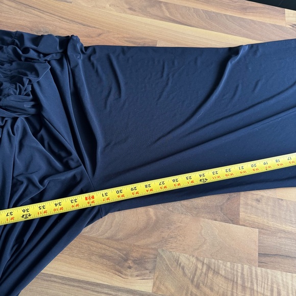 NEW JOSEPH‎ RIBKOFF pleated jumpsuit in midnight blue sz 14 - Picture 5 of 11